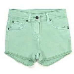Stella McCartney Kids Girl Denim Mint Shorts.  Size 5